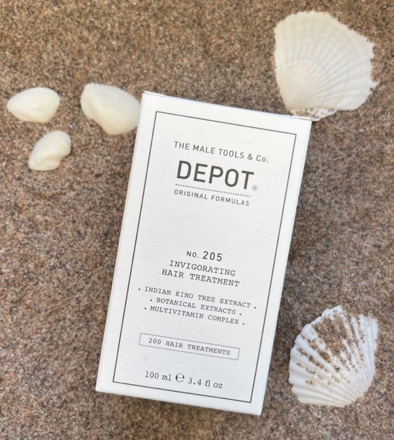 Depot No. 205 Invigorating Hair Treatment styrkende hodebunnsbehandling mot hårtap – Nalu Nalu Frisør