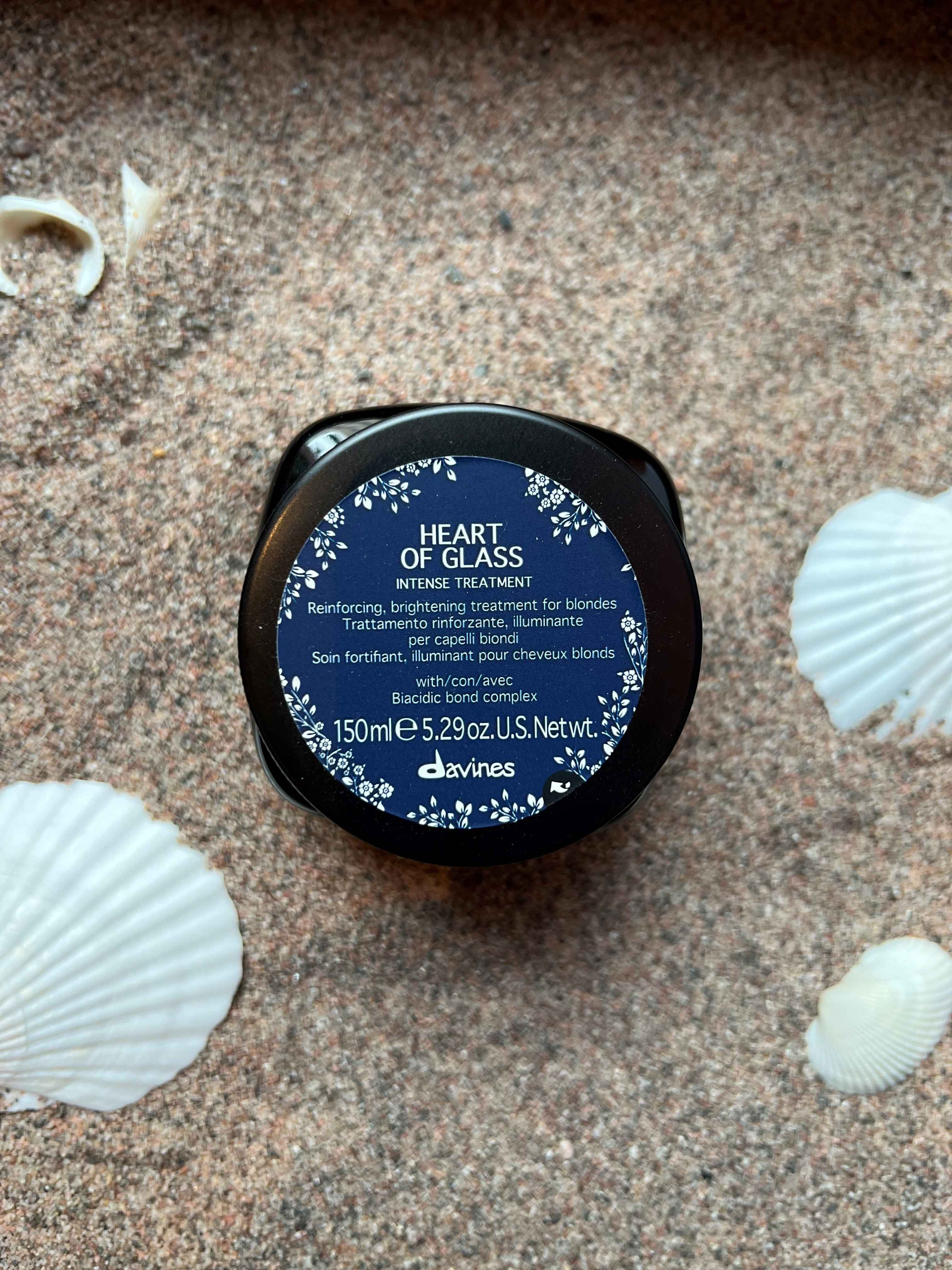 Davines Heart Of Glass Intense Treatment styrkende og glansgivende kur for lyst hår – Nalu Nalu Frisør