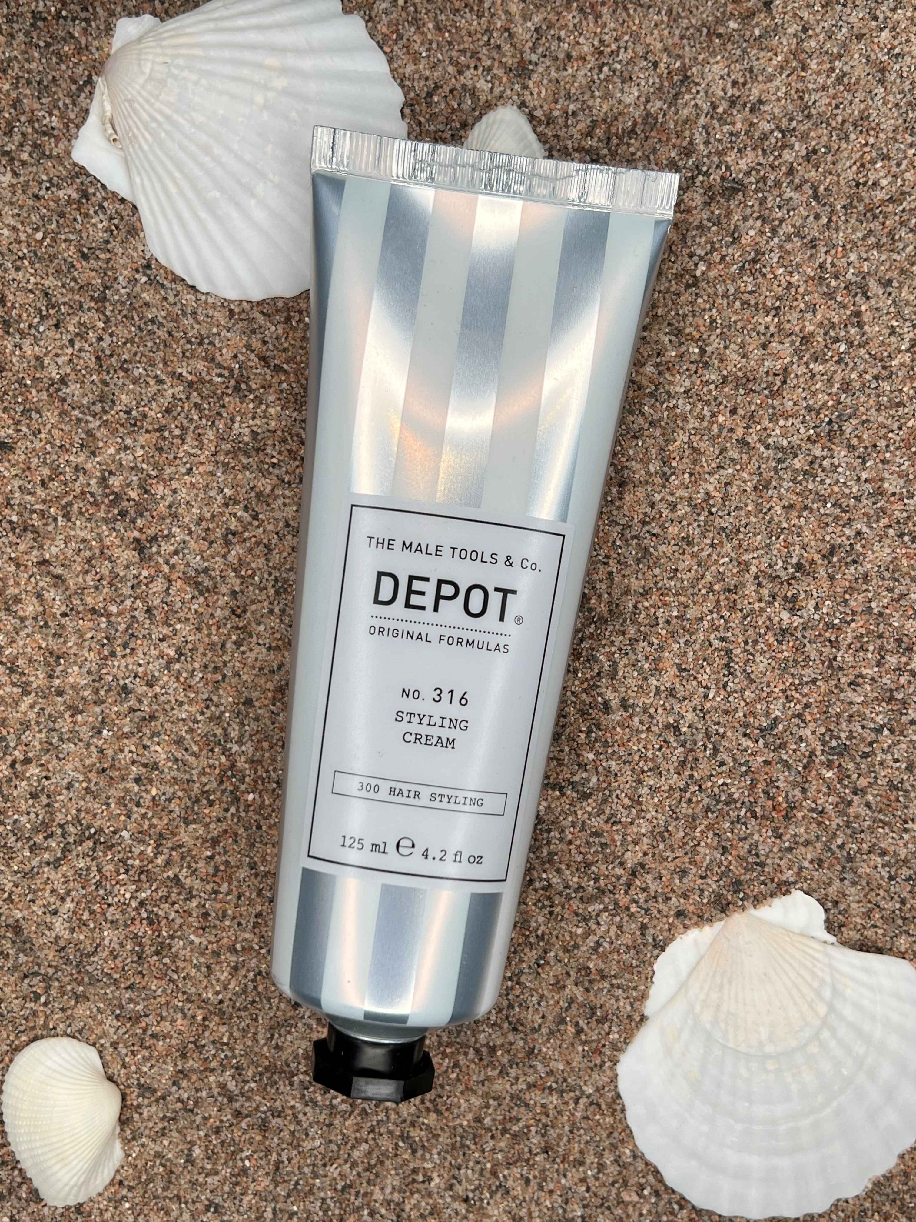 Depot No. 316 Styling Cream stylingkrem for naturlig hold – Nalu Nalu Frisør