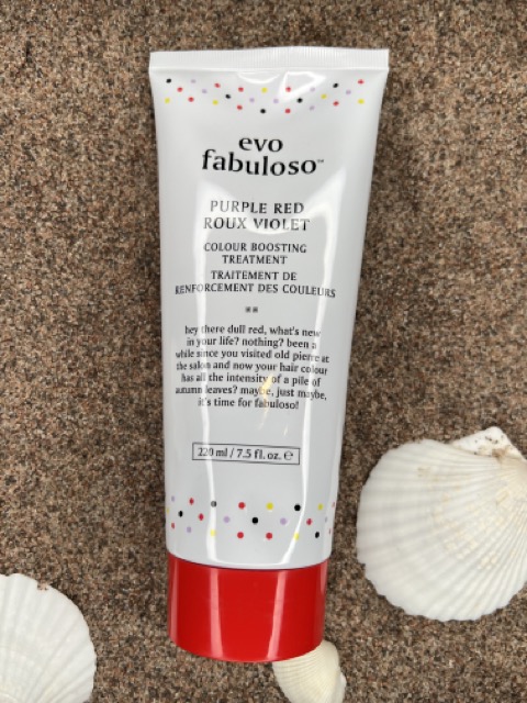 Evo Fabuloso Purple Red Colour Boosting Treatment fargekur for lilla og rødskjær i håret – Nalu Nalu Frisør