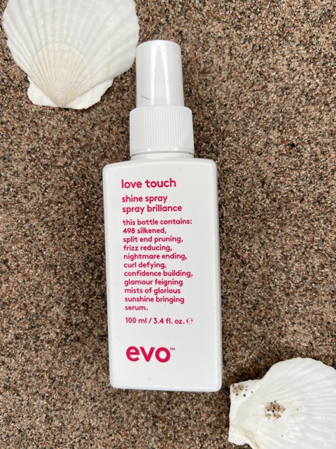 Evo Love Touch Shine Spray glansspray for silkemykt hår – Nalu Nalu Frisør