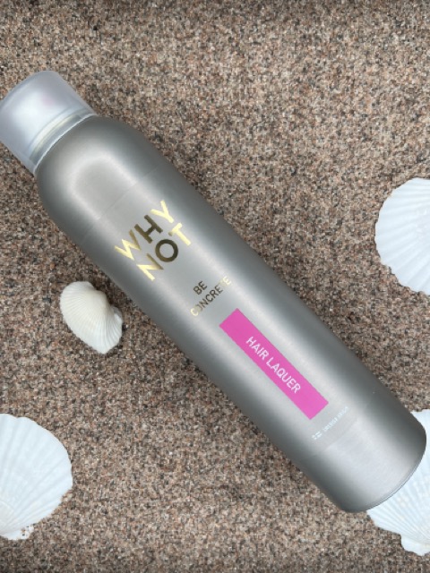 Why Not Be Concrete Hair Lacquer hårspray for glans og fleksibelt hold – Nalu Nalu Frisør