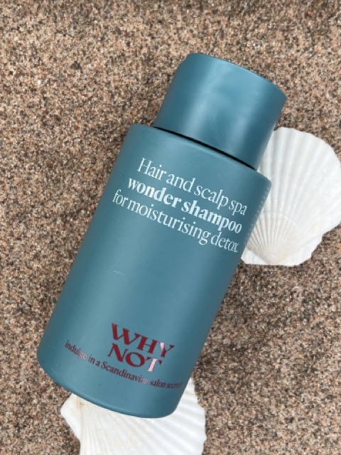 WHY NOT Hair and scalp spa wonder shampoo for moisturising detox hos Nalu Nalu Frisørsalong