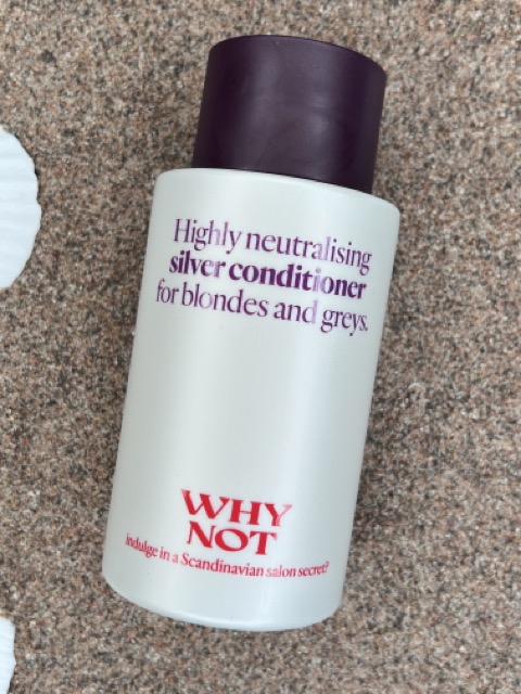 Why Not Highly Neutralising Silver Conditioner sølvbalsam for lyst og grått hår – Nalu Nalu Frisør